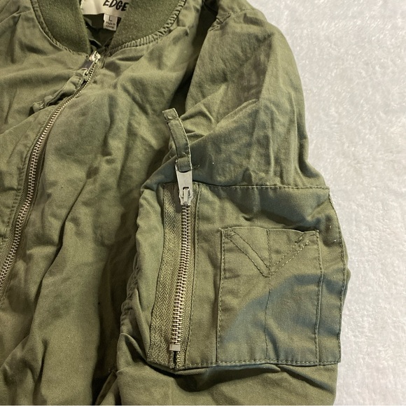 Outer Edge Women L LARGE Jacket Full Zip Pockets Distressed Lightweight Adult - Picture 9 of 11